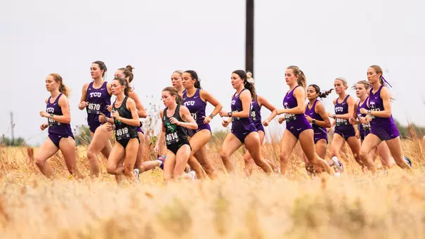 TCU cross country races at the John McKenzie Invitational