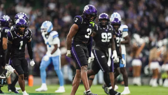 Max Carroll celebrating against North Carolina