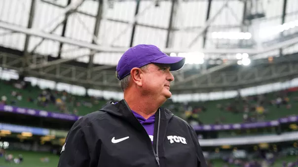 Sonny Dykes before the game against UNC