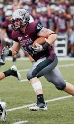 Senior LB Caleb McSurdy had his second career interception in the win over UNC.