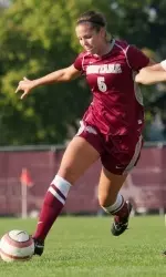 Redshirt freshman Ashley Robertson scored her first career goal Sunday