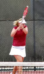 Lauren Gibson had the closest match of the day at No. 6.