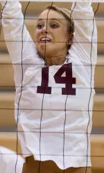 Brooke Bray hit a team-high .206 in last week's matches