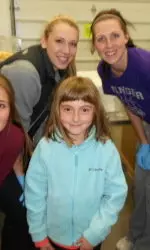 The Lady Griz recently volunteered at the Missoula Food Bank