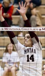Brooke Bray led Montana with four blocks
