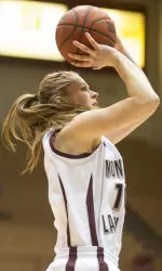 Kenzie De Boer's 25 points were four off her career high