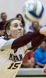 Kortney James directed Montana to a .333 hitting percentage