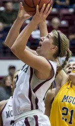 Kellie Cole went 5 for 7 from the field, 5 for 5 from the line