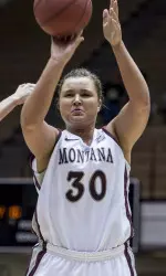 Molly Klinker scored her first collegiate points Sunday