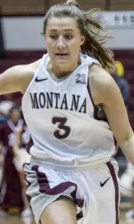 Haley Vining had five assists and one turnover in two exhibition games