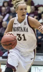 Jordan Sullivan was one rebound shy of her second straight double-double