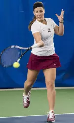 Laurence Pelchat won at No. 4 singles 6-1, 6-0