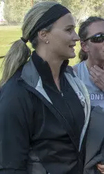 Assistant coach Vicky Pounds