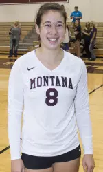 Michelle Robinson had 20 kills on .244 hitting and 21 digs in two matches Friday