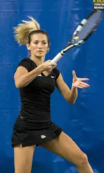 Sasha Carter won at No. 1 singles 6-7 (7-3), 6-0, 6-2