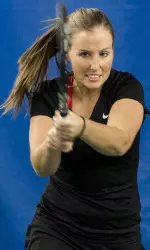 Laurence Pelchat and partner Precious Gbadamosi are 2-0 at No. 1 doubles this trip