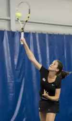 Hannah Sulz and her partner Cam Kincaid won 7-6 (8-6) at No. 3 doubles