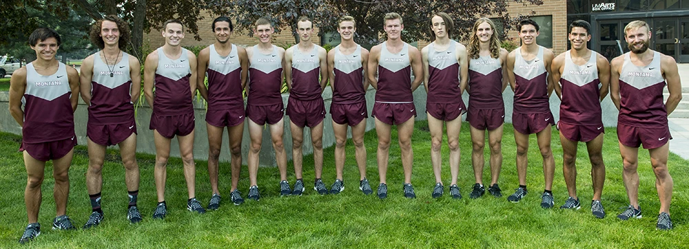 2017 men's cross country team