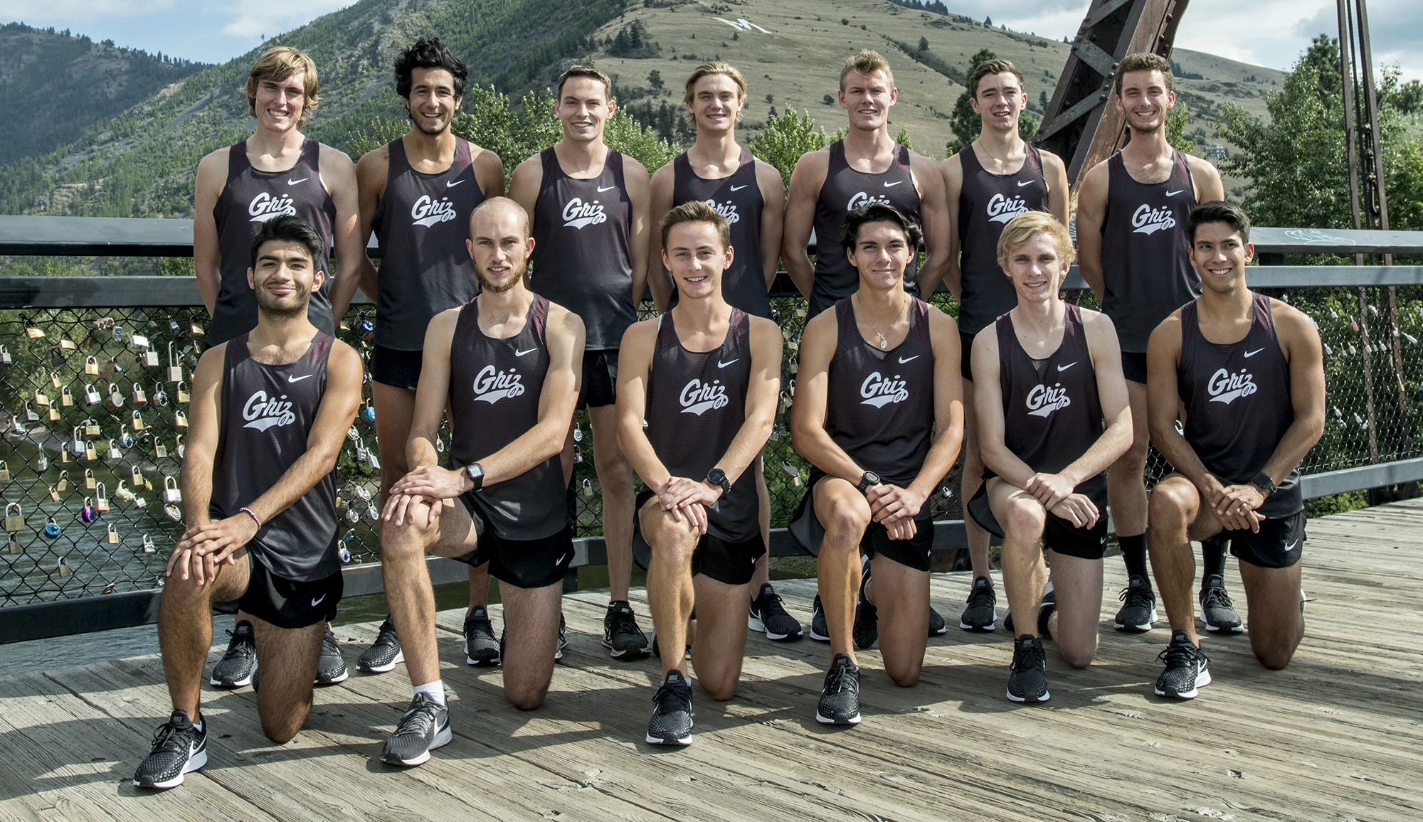 2018 men's cross country team