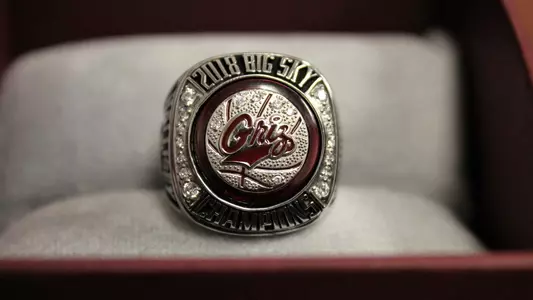Montana basketball 2018 championship ring
