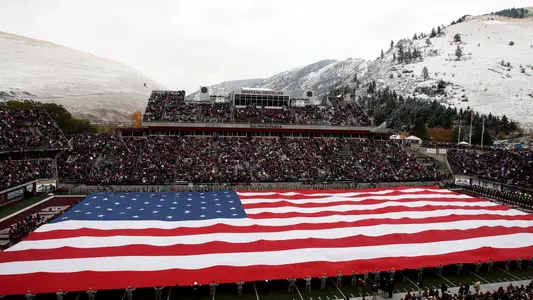 Washington-Grizzly Stadium Flag