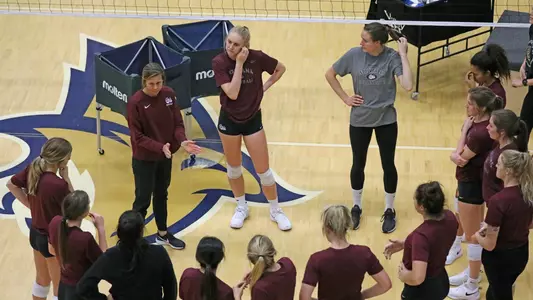 Volleyball practice at Montana State - 10/28/19