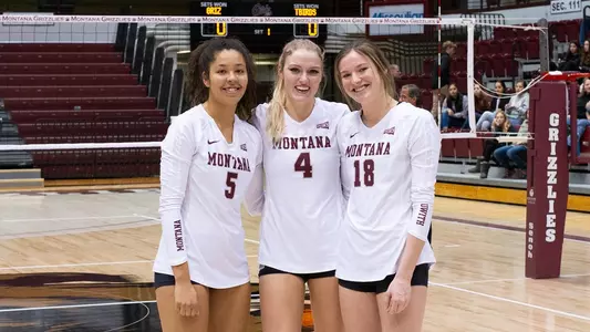 Montana volleyball seniors - 11/16/19