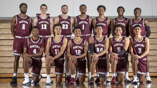 Montana Basketball 2020-21 team photo