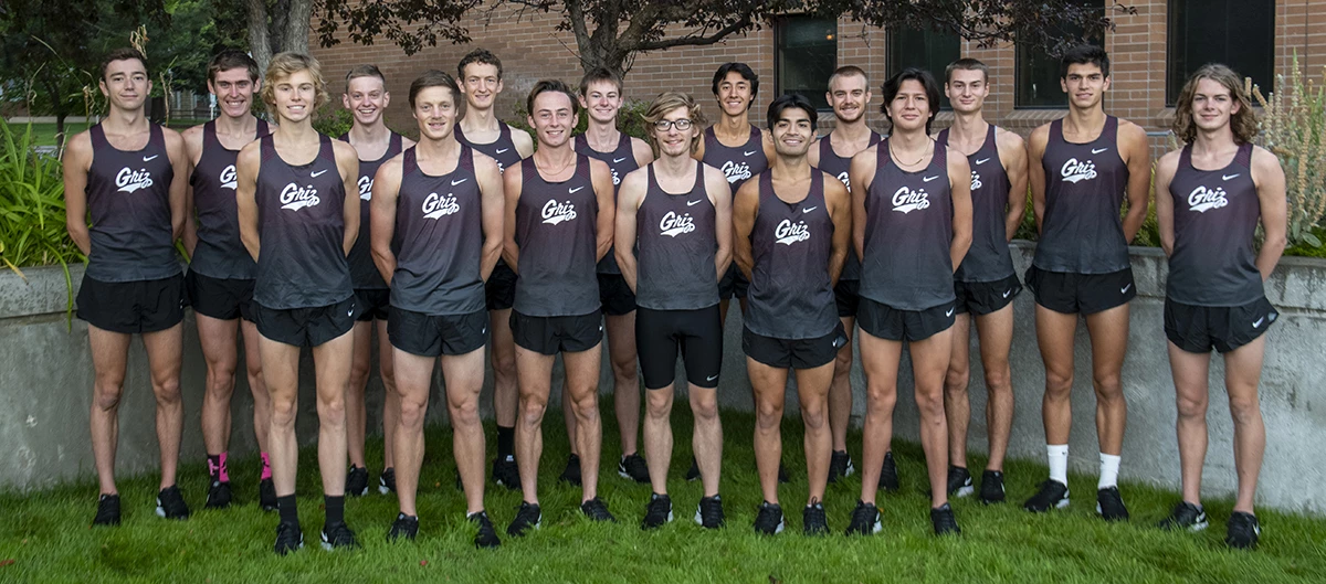 2020 men's cross country team