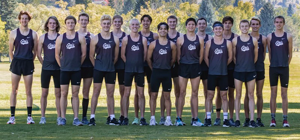 2021 men's cross country team
