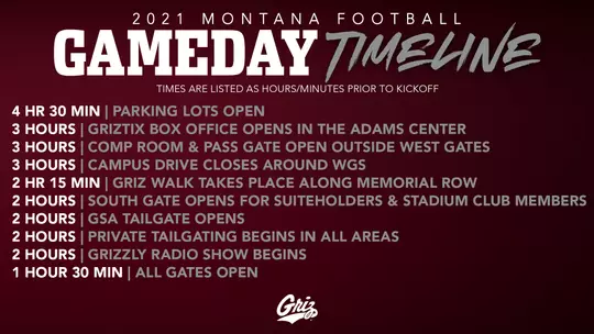 FB GAME DAY TIMELINE