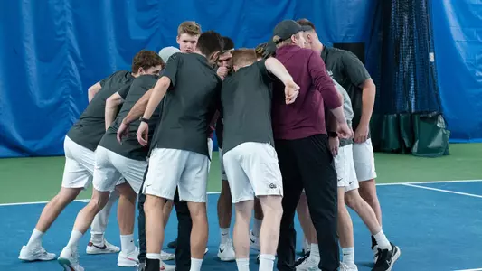 Griz Tennis Huddle
