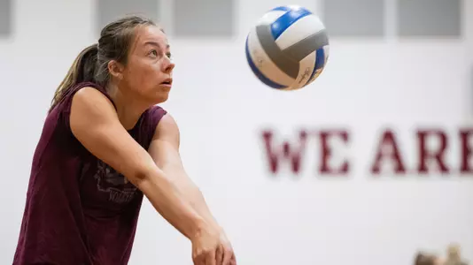 Carly Anderson at volleyball practice - 8/9/22