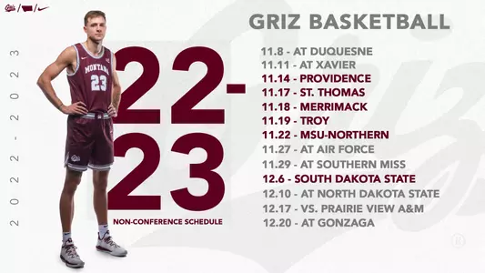2022-23 men's basketball non-conference schedule