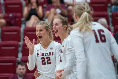 Maddie Kremer, Sierra Dennison vs. UC Davis - 8/27/22