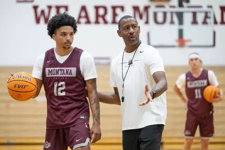 Brandon Whitney, Travis DeCuire
Scenes from the first day of Montana Basketball Practice on September, 27, 2022.