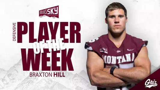 Braxton Hill Player of the Week