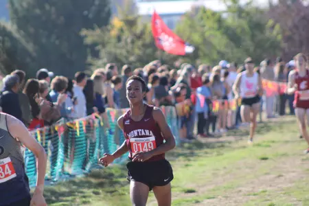 Montana cross country at the Lewis-Clark Invitational on Oct. 14, 2023.