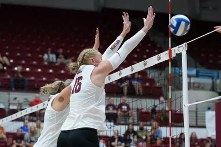 Scenes from Montana's match against No. 17 BYU at the Ellesyn Invitational.
