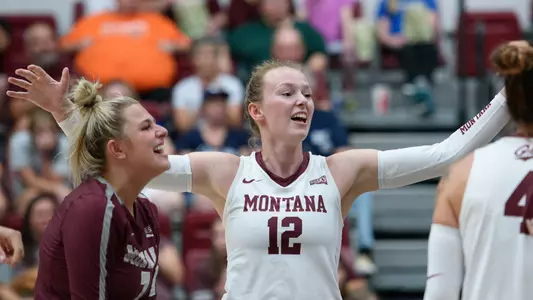 Scenes from Montana's match against No. 17 BYU at the Ellesyn Invitational.