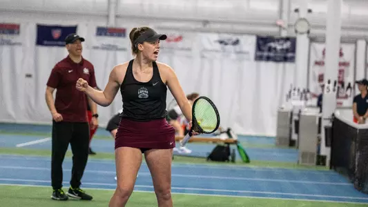 The Montana women's tennis team beats Eastern Washington 4-3 on Senior Day to punch its ticket to the Big Sky tournament in Phoenix.