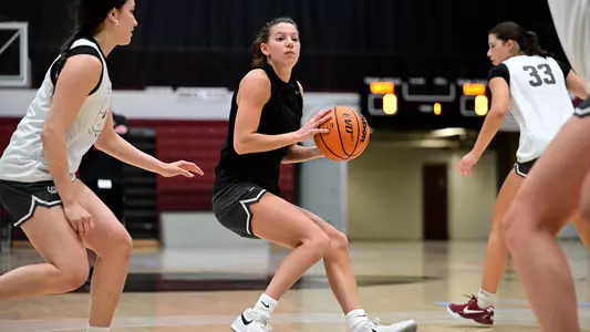 The Lady Griz open their season with a team practice on Sept. 24, 2024 at Dahlberg Arena.