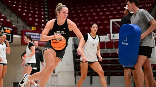 The Lady Griz open their season with a team practice on Sept. 24, 2024 at Dahlberg Arena.