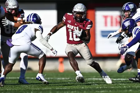 Montana lost to Weber State 55-42 in overtime at Washington-Grizzly Stadium on October 05, 2024 in Missoula, Montana.