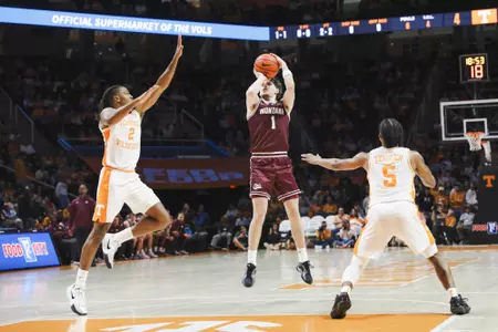 Scenes from Montana's 92-57 loss to #11 Tennessee on Nov. 13, 2024.