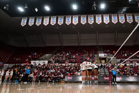 Montana swept Portland State in three straight sets at Dahlberg Arena on November 16, 2024 in Missoula, Montana.