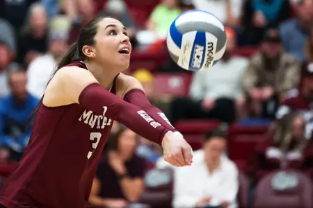 The Montana Grizzlies fall to the Weber State Wildcats 0-3 on Nov. 2, 2024, in Dahlberg Arena, Missoula, Montana.