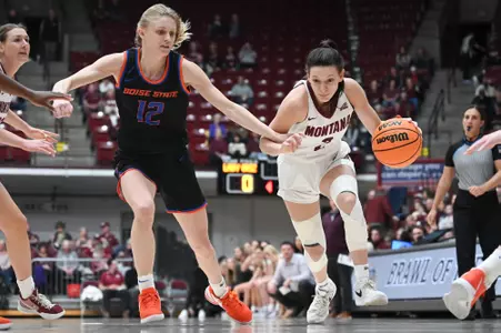The Lady Griz beat Boise State 92-66 at Dahlberg Arena on March 20, 2024 in Missoula, Montana.