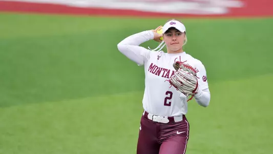The Montana Grizzlies face off with the Northern Illinois University Huskies at the University of Montana Softball Field on March 10, 2024 in Missoula, Montana.