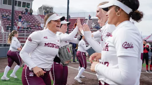 The Montana Grizzlies face off with the Northern Illinois University Huskies at the University of Montana Softball Field on March 10, 2024 in Missoula, Montana.